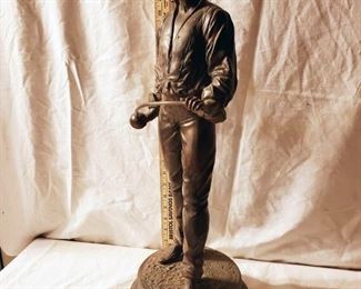 Ch. Masse Statue of A Man In very good condition. Standing at approx. 26 inches tall.