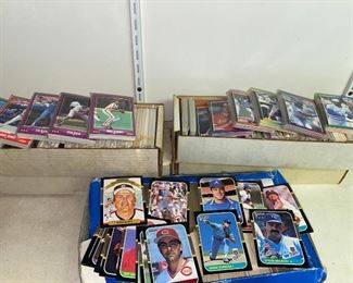 Collectible baseball cards, being sold as found, nobody has gone through them.