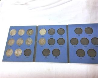 Book of Peace Type Silver Dollar Collection 1921 to 1935, 10 Silver Dollars. Sat-Lot #10