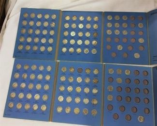 2 books of Roosevelt dimes, Silver and clad starting 1946 through early 1970s. Sat-Lot #18