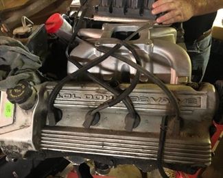 GM Engine with special intake. Local Connecticut area buyers: Would prefer to have picked up in person by buyer or representative.  Pick up date to be scheduled after auction.  This is a life and bulkhead for removal of large items.  Sat-Lot #170