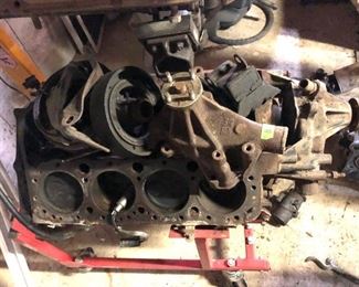 Small Block Ford Engine. Local Connecticut area buyers: Would prefer to have picked up in person by buyer or representative.  Pick up date to be scheduled after auction.  This is a life and bulkhead for removal of large items.  Sat-Lot #165