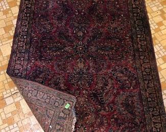 Antique Kerman Rug, very nice pattern, rich colors. Measures approx. 62 inches x 41.5 inches. (ce) - Sun Lot #63