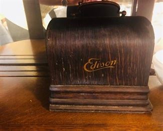Vintage Thomas Edison Home Phonograph - Sun Lot #105