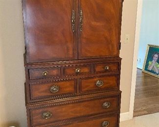 Henredon chest with space for television