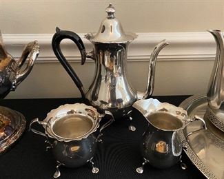 sterling tea set
