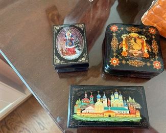 Russian lacquer boxes