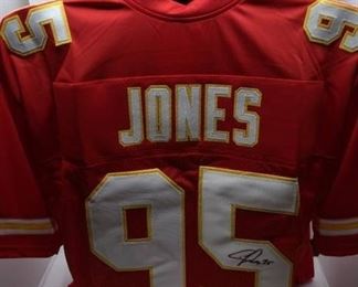 Chris Jones Autographed Jersey