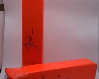 Tyreek Hill Autographed Orange Pylons (2)