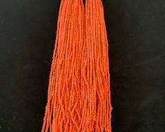 $25  30" multi strand glass bead necklace