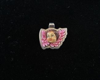 $20 Sterling Mexican angel pendant