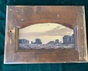 $45 (now $25) Carol Mell 'Monument Valley', 9'' x 13'' Framed