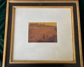 $125 (now $65)   Patty Mulligan 'Tuscany', 6/50, 2000 Polaroid on Gold Leaf, 21  1/4'' x  22 3/4'' framed
