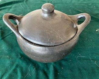 $20 (now $10) Small La Chamba covered casserole dish, scratched