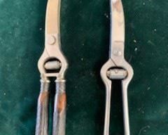 $20 (now $10) (2) vintage Universal poultry/bone shears, one with horn handles 
