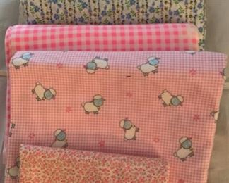 HALF OFF!  $6.00 NOW, WAS $12.00..................Flannel Pink Fabrics (P826)