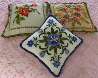$12.00..................Hand Embroidered Pillows (P804)