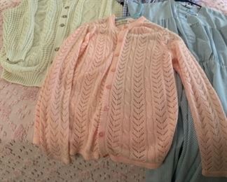 REDUCED!  $12.00 NOW, WAS $16.00..................Vintage Dresses and Sweaters (P800)
