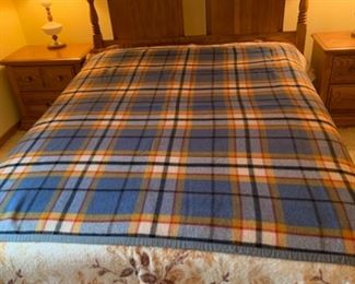 $90.00...............Turist Wool Blanket,  Made in Norway 4' x 5' 11" excellent condition (P465)