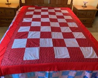 Clearance !  $20.00 NOW, WAS $60.00..................Quilt Top 54" x 79" (P431)