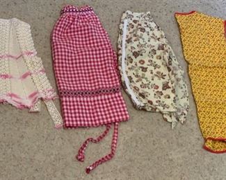 REDUCED!  $12.00 NOW, WAS $16.00..................Vintage Aprons (P386)