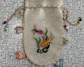 CLEARANCE !  $6.00 NOW, WAS $16.00..................Hand Stitched Purse (P345)