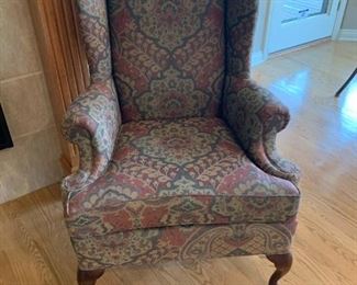 Contemporary Sitting Wingback Chairs by LANE