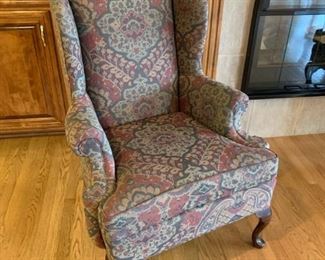 Contemporary Sitting Wingback Chairs by LANE