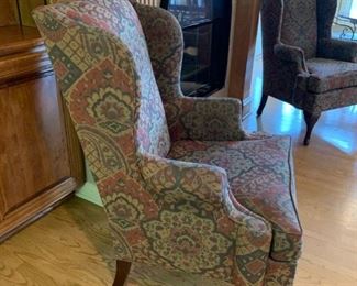 Contemporary Sitting Wingback Chairs by LANE