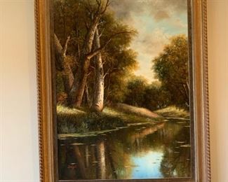 Large Original Oil on Canvas by JESUS BACCI