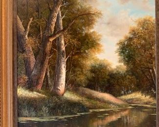 Large Original Oil on Canvas by JESUS BACCI