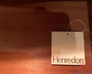 Decorative Carved HENREDON Side Table with Two Drawers