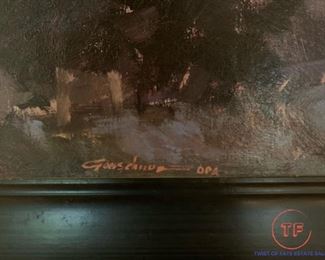 Original Oil on Canvas by TED GOERSCHNER