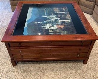 Lexington by BOB TIMBERLAKE Map Display Coffee Table
