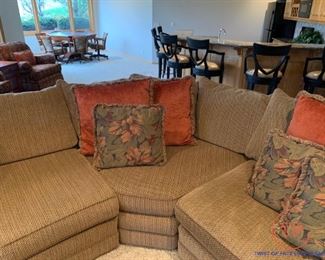 LT Designs by CENTURY Sectional Contemporary Couch