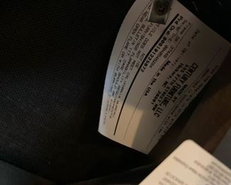 Shield Back Barstool by CENTURY Furniture with Leather Seat