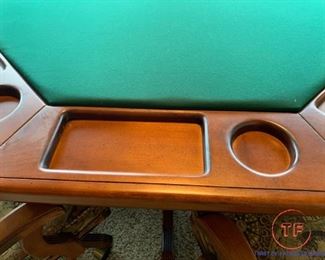 BEACH MFG Bumper Pool, Poker, Game Table Set
