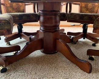 BEACH MFG Bumper Pool, Poker, Game Table Set