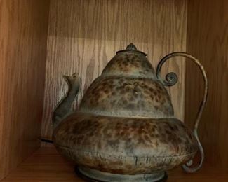 Decorative Metal Teapot