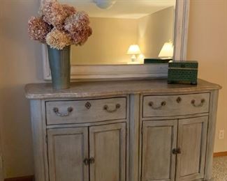 DREXEL HERITAGE Marble Topped Sideboard