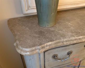 DREXEL HERITAGE Marble Topped Sideboard