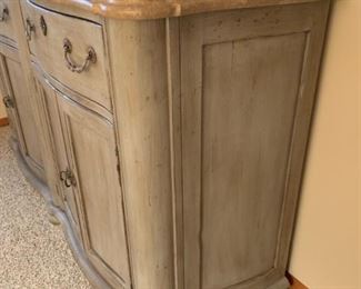 DREXEL HERITAGE Marble Topped Sideboard