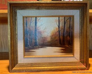 Original Framed Oil on Canvas by LEGRAND