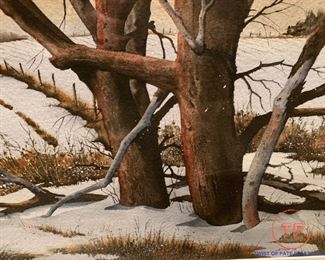 Original Watercolor "Ox Bow" by GOFF