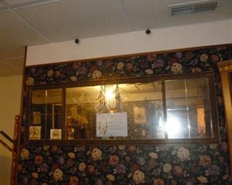 Antique sectioned mirror