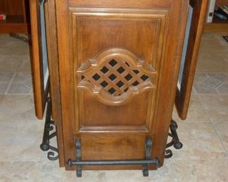 Check more photos..this is the neatest island or bar cabinet!