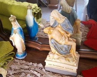 Religious statuary $3 and up