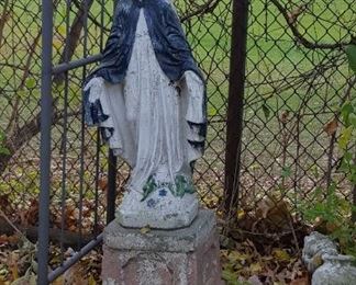 Mother Mary cement statue $75