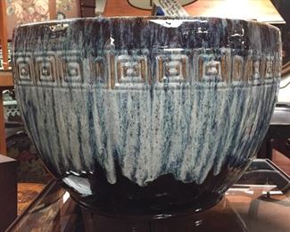 Large Asian Ceramic Jardiniere 