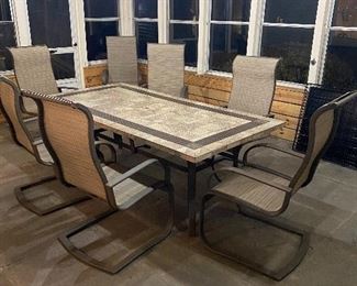 Large Heavy Patio Table